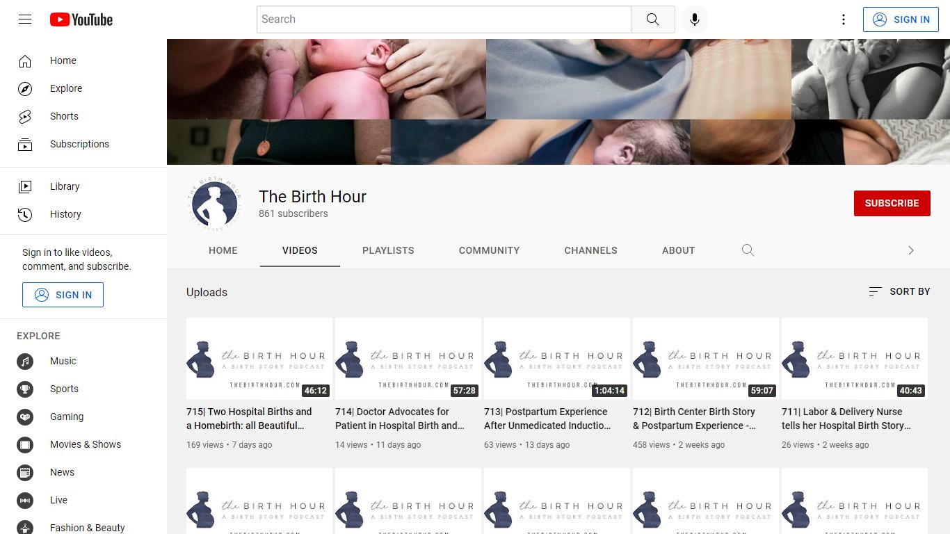 The Birth Hour - YouTube